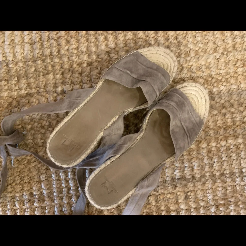 Marc Fisher Suede Ankle Tie Espadrilles - Picture 3 of 5